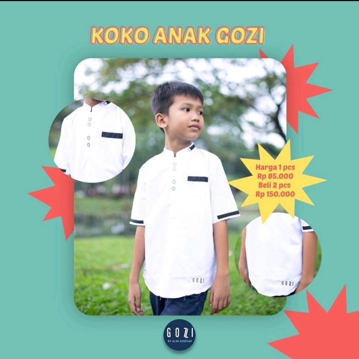 Promo Koko Anak Premium Gozi By Alwi Assegaf Muslim Baju Katun