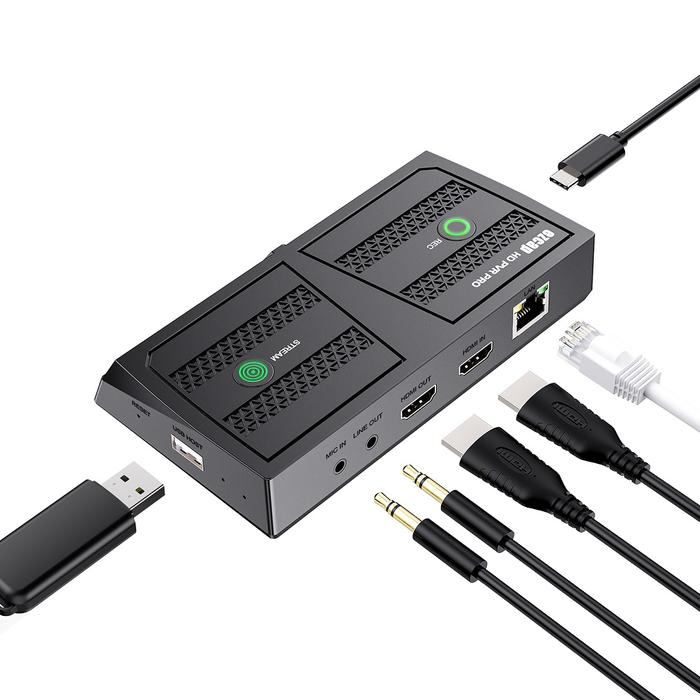 EzCAP350 HD PVR Pro 1080p Recording With 4K Gaming Record Video, And