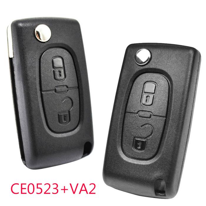 CE0523 Car Key Remote Flip Key Shell Case For Citroen C3 C4 C5 C6
