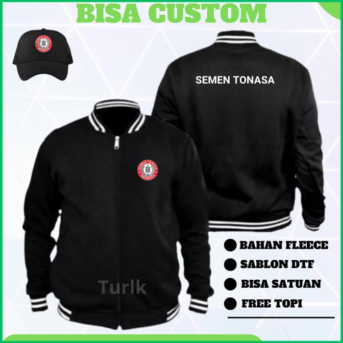 Jaket Semen Tonasa Jaket Varsity Semen Tonasa