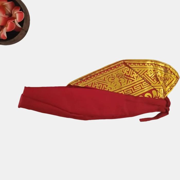 Udeng Jadi Prada Khas Bali/ Ikat Kepala Pria Bali / Udeng Bali / Udeng Bali siap pakai / Ikat Kepala