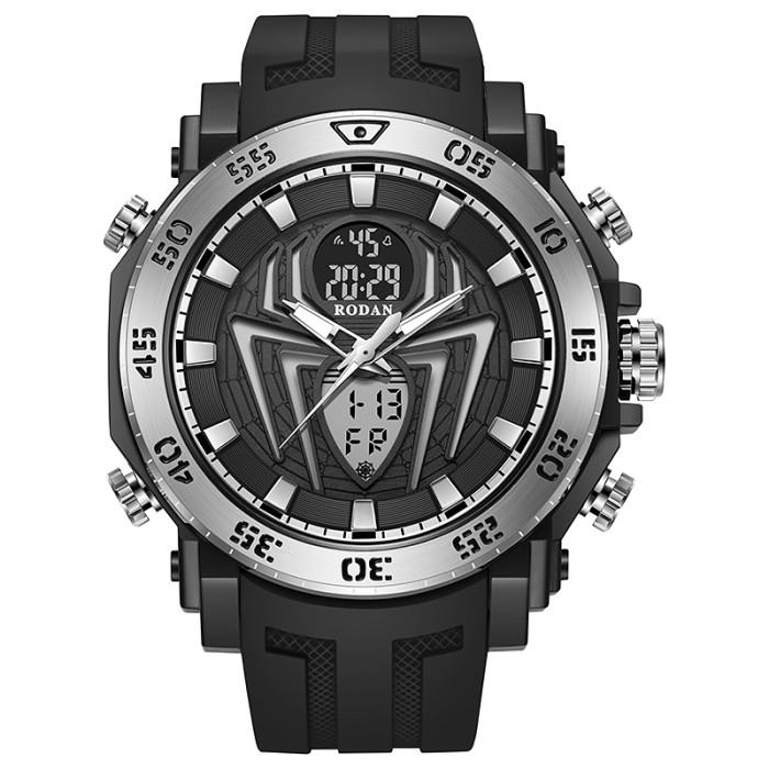 Rodan 8004 Jam Tangan Sport Dual Time Water Resist 5 jam tangan viral