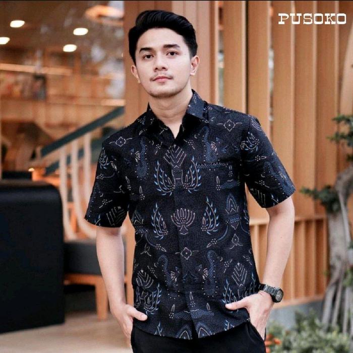 Hem Batik Lengan Pendek Anak Muda Kekinian