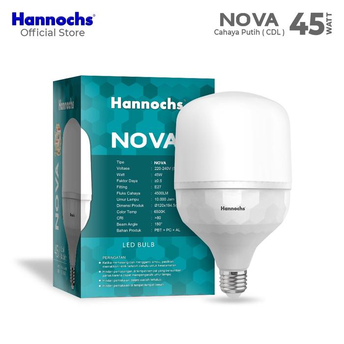 Hannochs LED NOVA Lampu Bohlam 45W 45 Watt