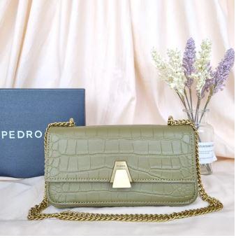 TAS WANITA PEDRO CROCO warna green+box
