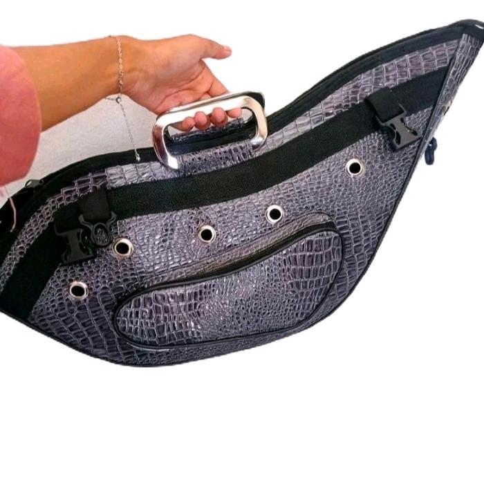 Tas Kiso Ayam Bangkok Bahan Croco Premium / Tas Selempang Ayam Bangkok Petarung / Slingbad Kiso Ayam