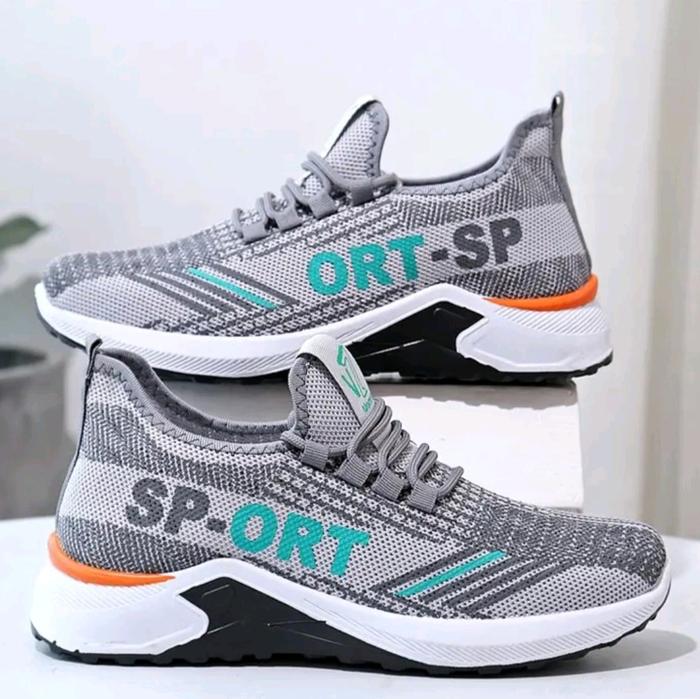 JLV MP49, SEPATU SNEAKER PRIA Running Shoes Black Sport Snekers Hitam Casual Olahraga Kasual Putih