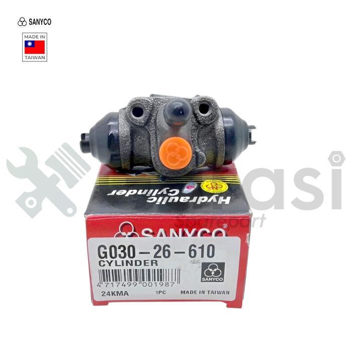 Wheel Cylinder Ford Telstar Tx5 626 Glx 85 2.0 G030-26-610 Sanyco Master Rem Belakang Ori