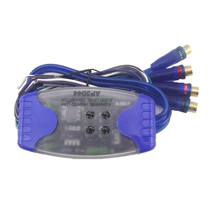 Universal Mobil Stereo Audio Speaker Converter Kawat untuk 4 RCA