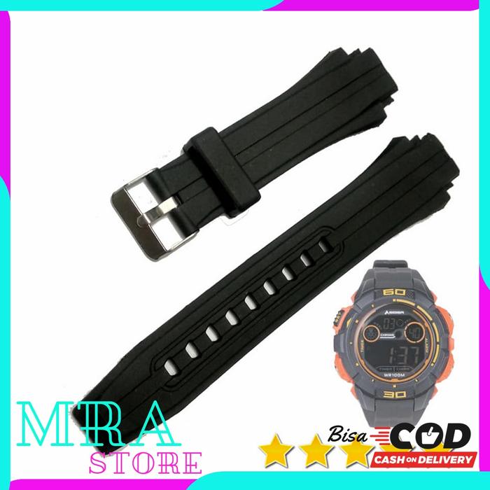 Strap Tali Jam Tangan Eiger Ataca Strap N828 20 E Ataca 4.0 Hitam Watch