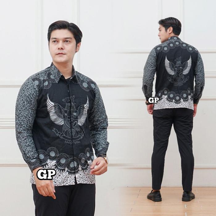 Kemeja garuda pancasila batik garuda pancasila new motif