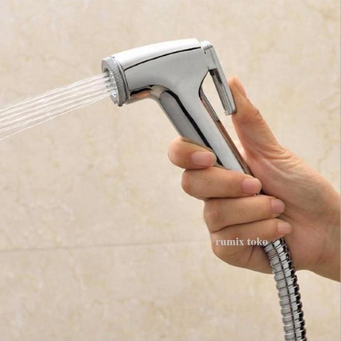 Jet Shower Kloset Toilet Closet Wasser Cebok WC Semprotan Duduk Kamar Mandi Ringan
