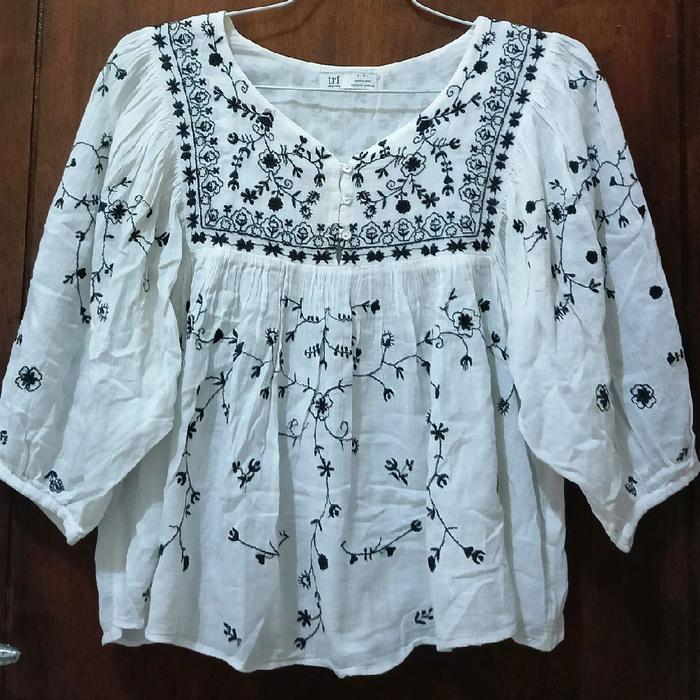 blouse Zara thrift  Atasan Wanita
