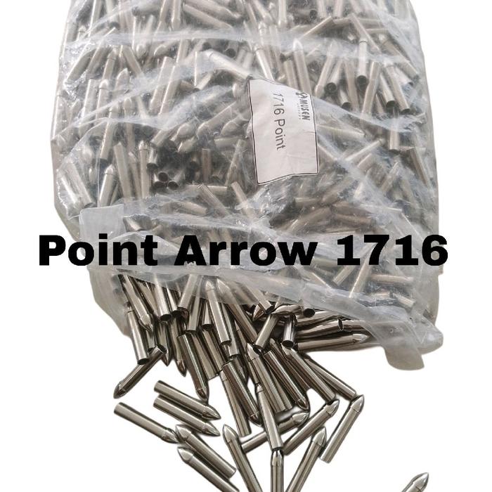 Point Arrow 1716 - Arrow Point 1716 - 1716 Arrow Tip Stainless steel 69 Grain Aluminium Alloy Point 