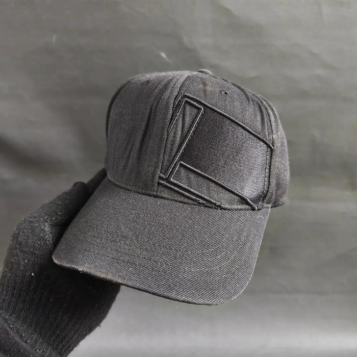 Topi Flexfit Baseball Unisex Pria Wanita FUBU Black on Black