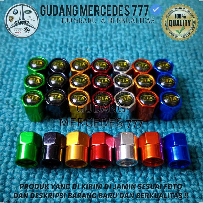 TUTUP PENTIL BAN LOGO KIA SPORTAGE SONET CARENS RIO SEDONA PICANTO SELTOS