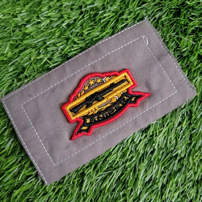 Bet Logo Sniper Polri Bordir Timbul / Bet Logo Sniper Polri