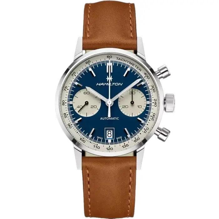 Hamilton Intra Matic Chronograph Blue Classic REF.H38416541