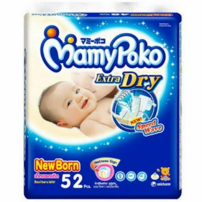 Mamypoko Extra Dry Nb52/Mamypoko Extradry Nb52/Mamypoko Newborn #Gratisongkir