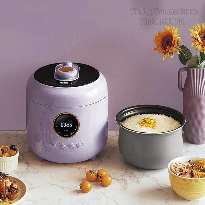 DAEWOO Electric Pressure Cooker 4L Home Rice Cooker dengan 2 Liner