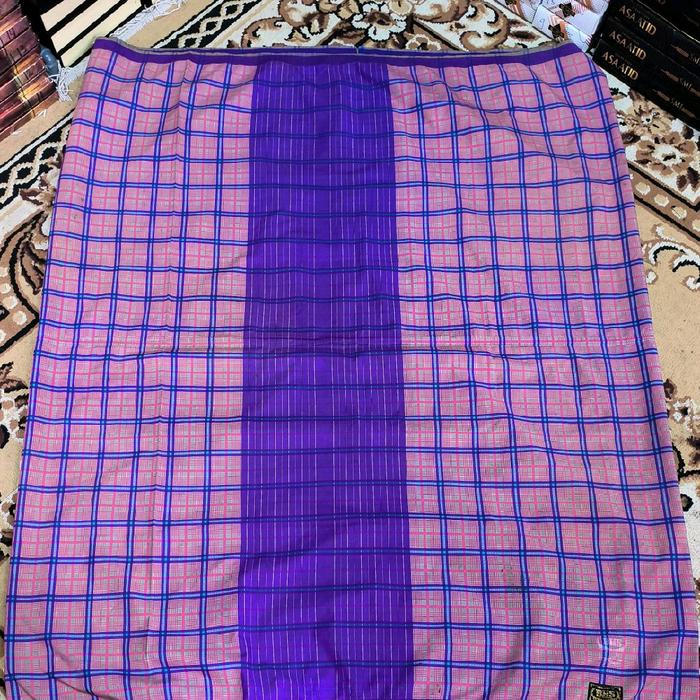 BHS KBS Pink Sutra Motif Kotak-Kotak Unik untuk Estetisme Oriental