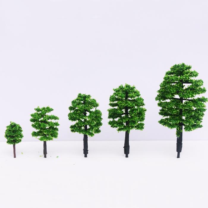 5Pcs Miniatur Pohon Cabang /Pohon Maket Miniatur Pohon Lonjong Diorama Arsitektur/Maket Pohon Oak Mi