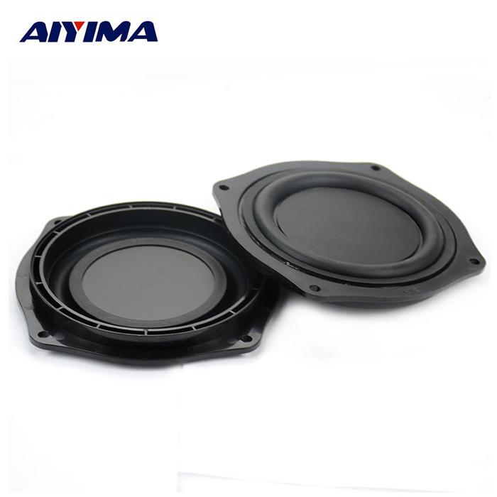 AIYIMA 2Pcs 4Inch Audio Speakers DIY Bass Speaker Vibrating Membrane