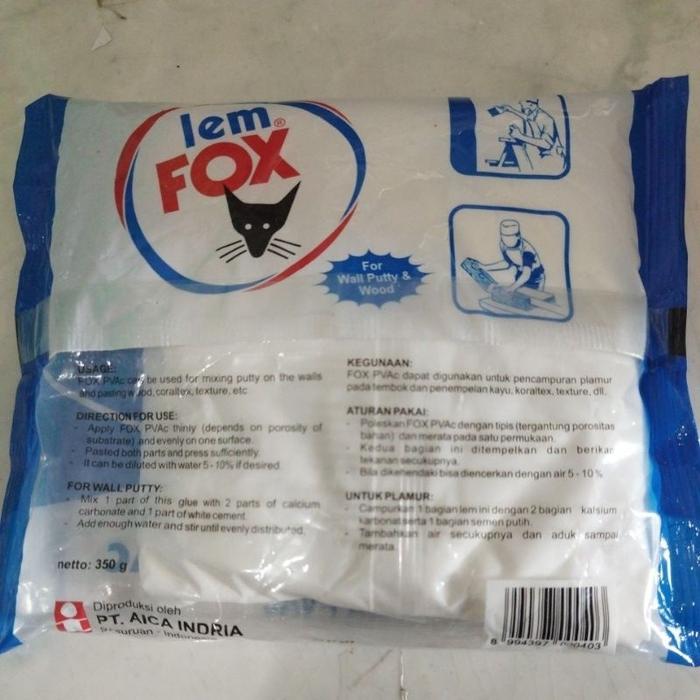 Lem Putih Fox 350Gram PVAc
