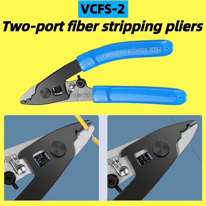 COMTPYCO VCFS-2 Two-port Fiber Stripping Pliers Fiber Optical