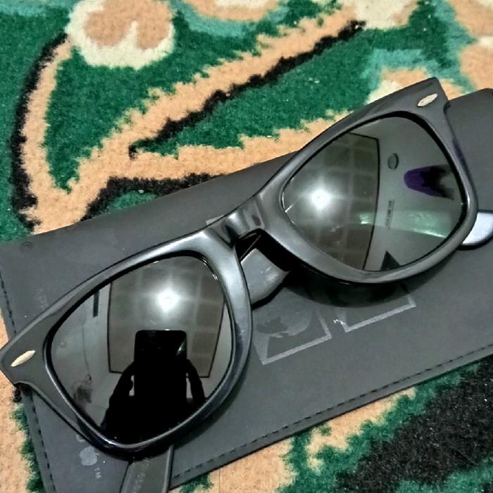 Vintage B&L Ray Ban USA Wayfarer 5022 50mm Black Eyewear Sunglasses