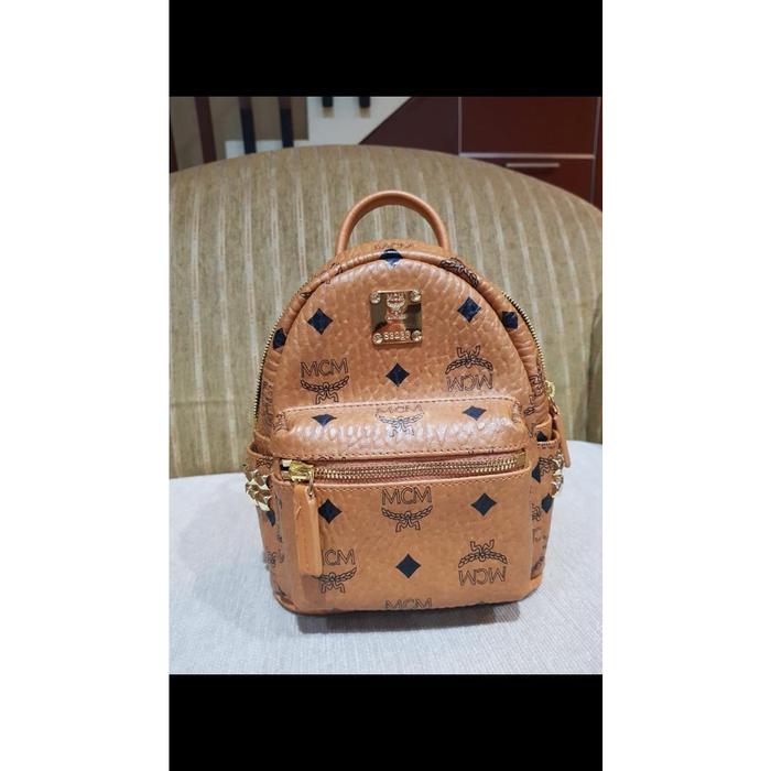 PRELOVED MCM BEBEBOO MINI BACKPACK COKLAT