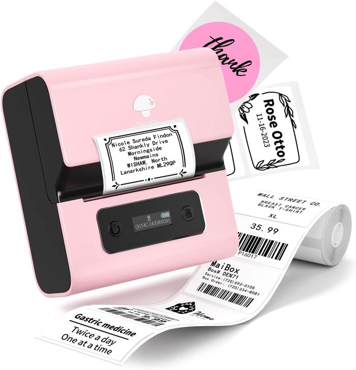 Phomemo M221 Stiker Printer Label Nirkabel Termal Printer Mini