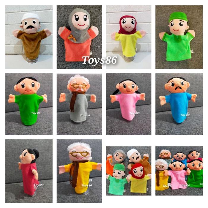 Boneka Tangan Karakter Manusia edisi keluarga