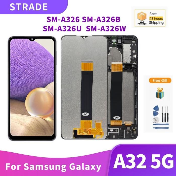 6.5"Original For Samsung Galaxy A32 5G LCD Display Touch Screen, For