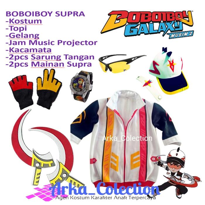 Paket Kostum Boboiboy Supra - Boboiboy Supra Terbaik