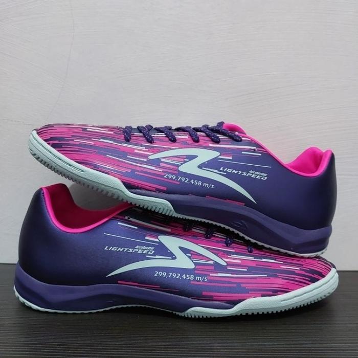 SEPATU FUTSAL DEWASA SPECS LIGHTSPEED REBORN IN VALHALLA/PUTIH MERAH/DIVA PINK + SOL KELILING - valh