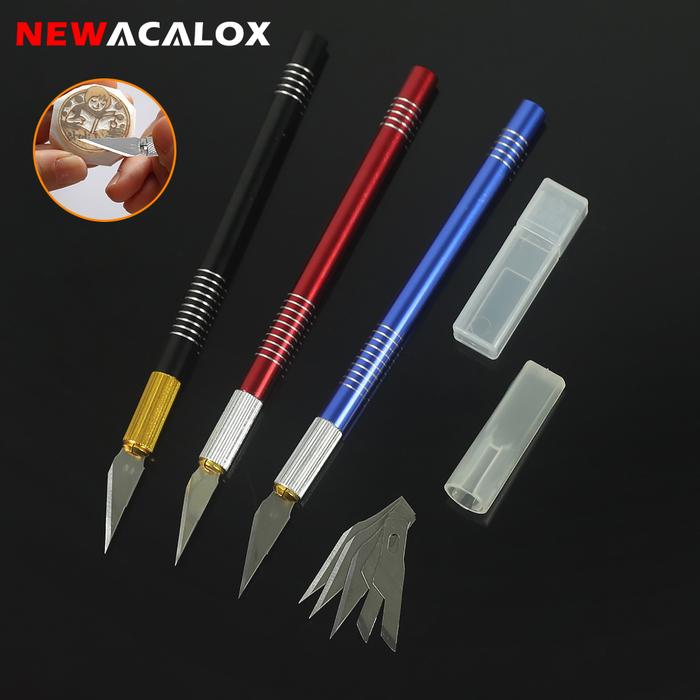 Terlaris, NEWACALOX Precision Carving Craft Knife Hobby Knife Kit