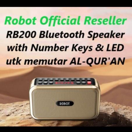 SALON Robot RB200 Portable Bluetooth Speaker Al Quran Alquran Digital