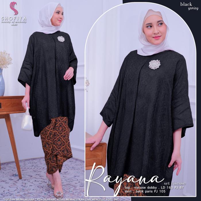 4zima Rayana Set Tunik Skirt by Shofiya Batik Paris
