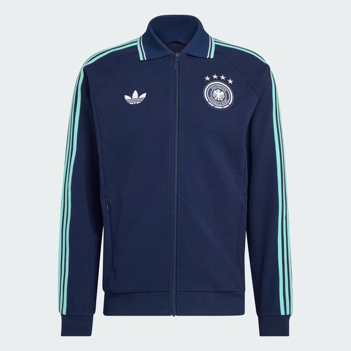 Adidas Germany Away Anthem Jacket Blue Original Resmi (100% Authentic)