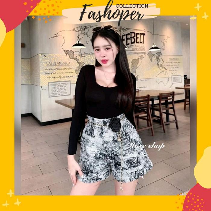 Setelan Celana Pendek Wanita Bangkok - Rena Set