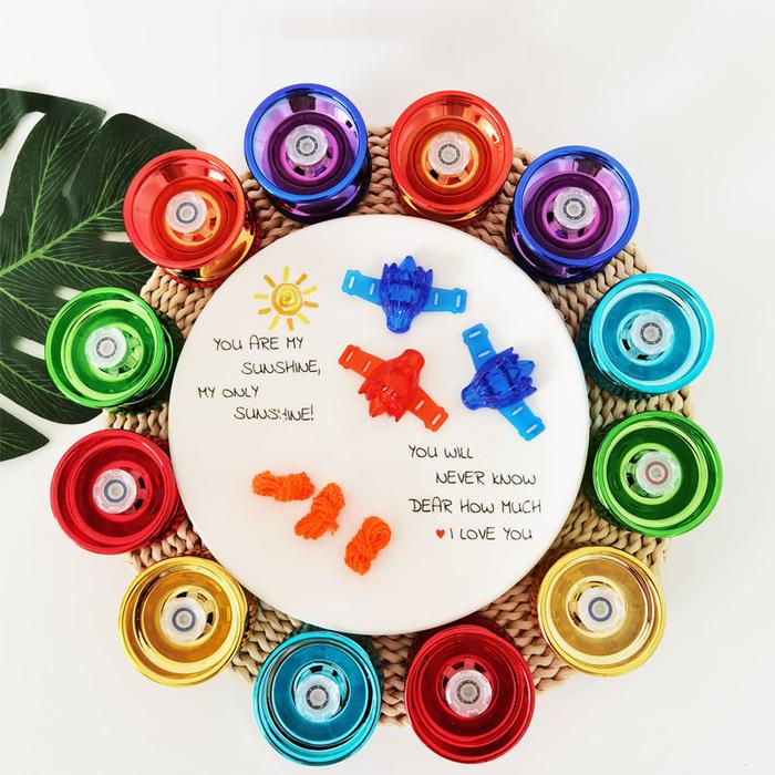 Lion Magic Yoyo Kompetisi Paduan Aluminium YoYo Profesional Tidak