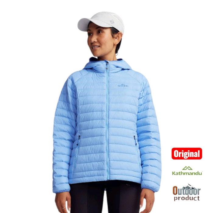KATHMANDU HELI DOWN HOODED DOWN WOMEN'S JACKET - PERI