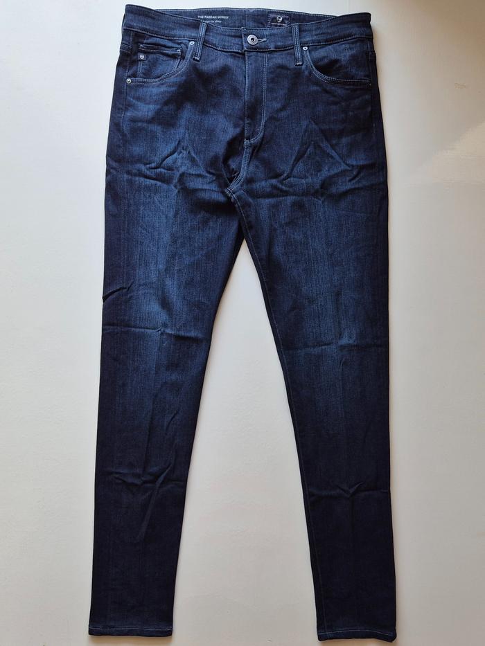 ADRIANO GOLDSCHMIED AG Jeans Womens 30R Blue Farrah High Rise Skinny Celana Denim Wanita Size 30
