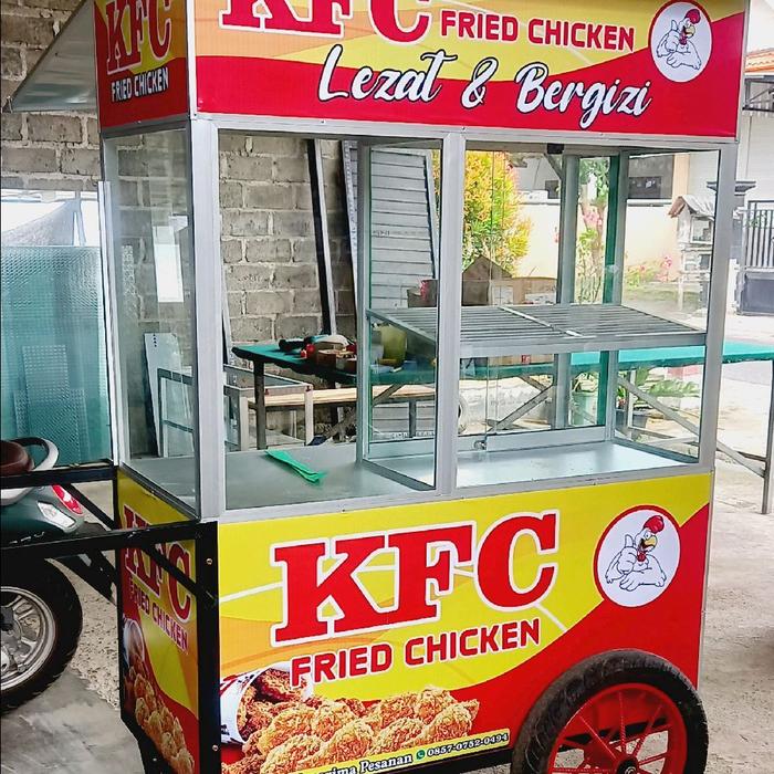 Rombong atau Gerobak Ayam KFC