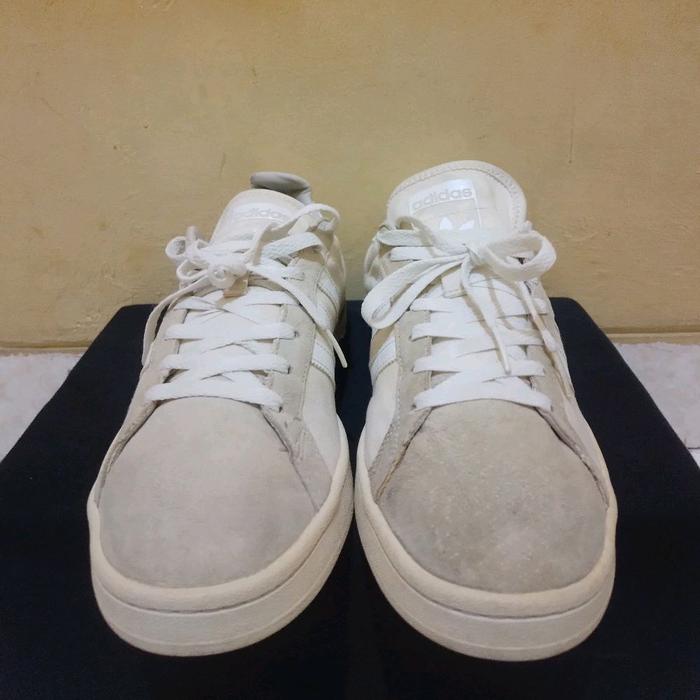 Adidas Campus cream White Size 46 ⅔ Insole 30 Original Second