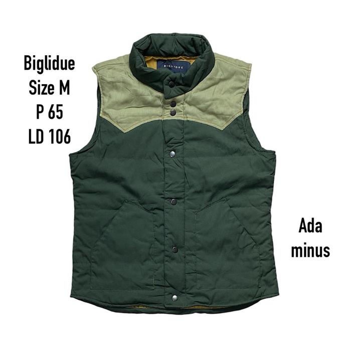 Biglidue puffer western vest rompi second