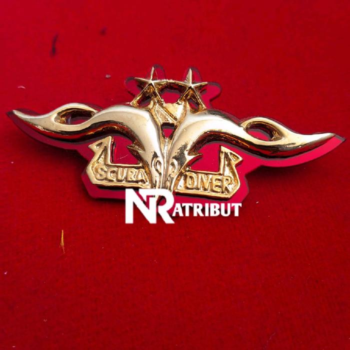 Bros pin Scuba diver Possi Bintang 2