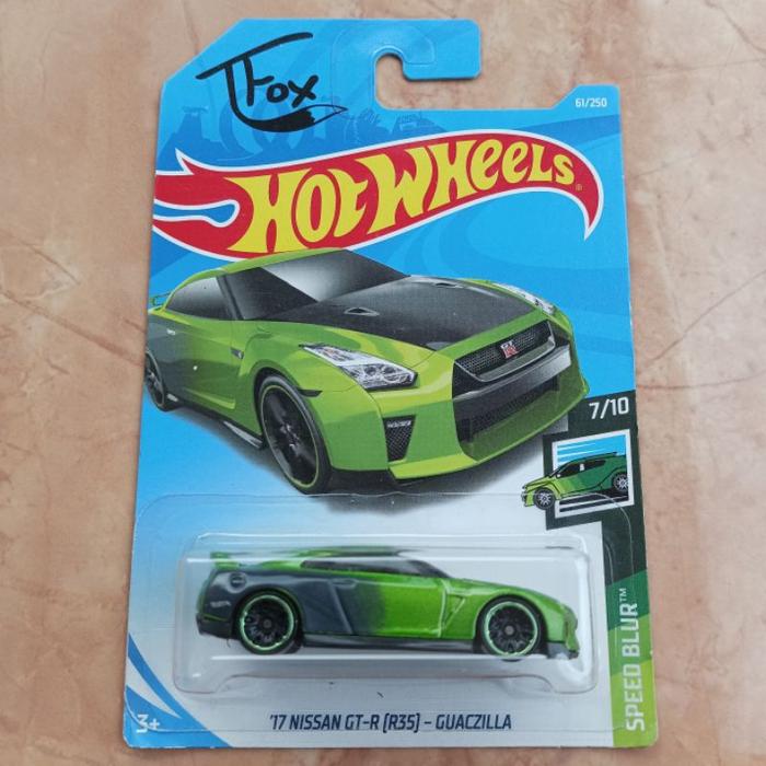 Hot Wheels 17 NISSAN GTR R35 GUACZILLA