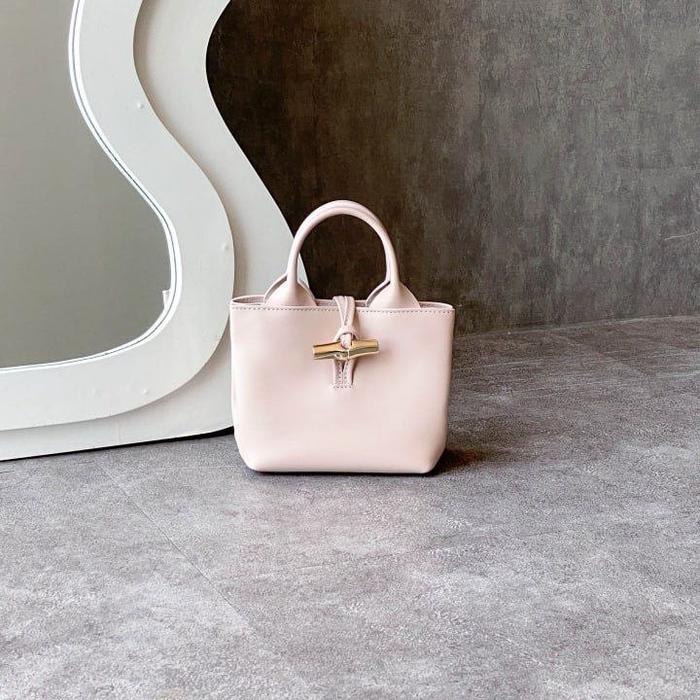 bag LC tas Le Roseau XS Handbag Petal Pink Leather